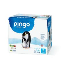 Pañales Ecológicos Pingo Talla 5 Junior (12-25 Kg)