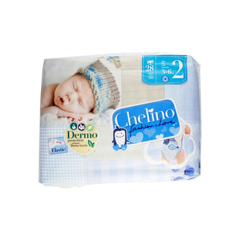 CHELINO PAÑALES TALLA 2 3-6 KG 28 UNIDADES