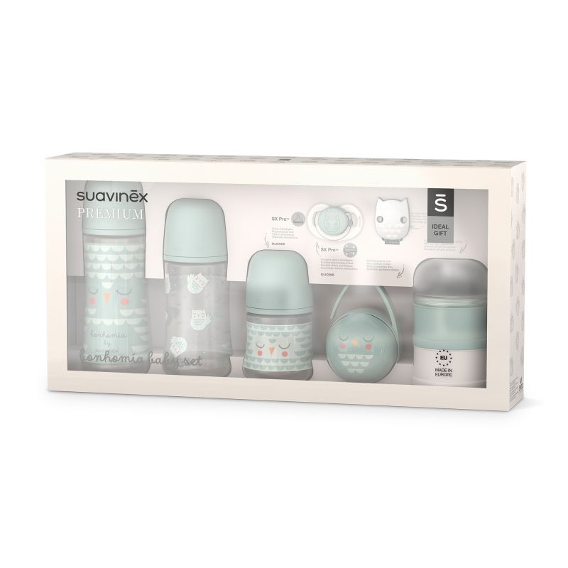 Suavinex regalo bebé set de cuidado verde - Salunatur