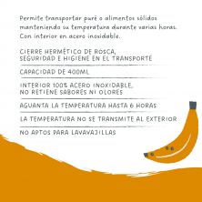 TERMO PAPILLERO PLATANOS - PERA 400 ML 0M+ SUAVINEX